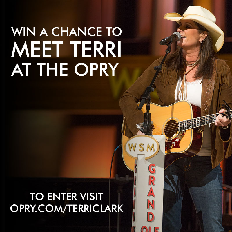 Win a chance to meet Terri at the Opry